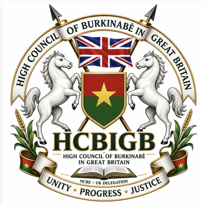 High Council of Burkinabè in Great Britain (HCBIGB) logo
